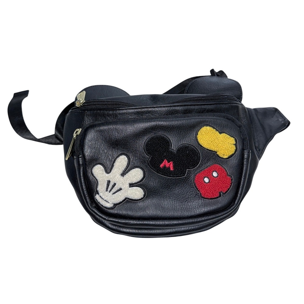 Loungefly Disney Mickey Mouse Ears Chenille Patch Fanny Pack